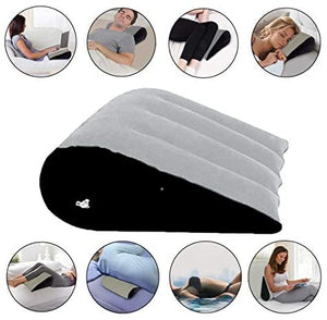 MISSTU Sex Toys Wedge Pillow Position Cushion Triangle Inflatable Ramp Furniture Couples Toy Positioning for Deeper Position Support Pillow Men Women Couples [Upgrade]