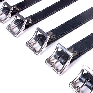 Sex Bondage for BDSM Restraints Sex Toys for Adults Men Women Couples Subdued Full Body Strap Set with Two Padlock Extended Belts