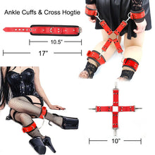 Load image into Gallery viewer, BDSM Restraints Sex Toys Bondage Restraints Set Fetish Bed Restraints Kits for Beginners SM Adult Games Safe Cosplay BDSM Cuffs Nipple Clamps Flogger Ball Gag Blindfold Rope